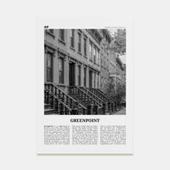 Greenpoint Travel B&W Poster