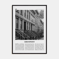 Greenpoint Travel B&W Poster