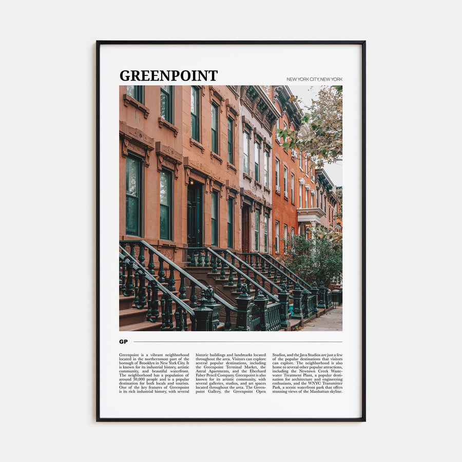 Greenpoint Travel Color Poster