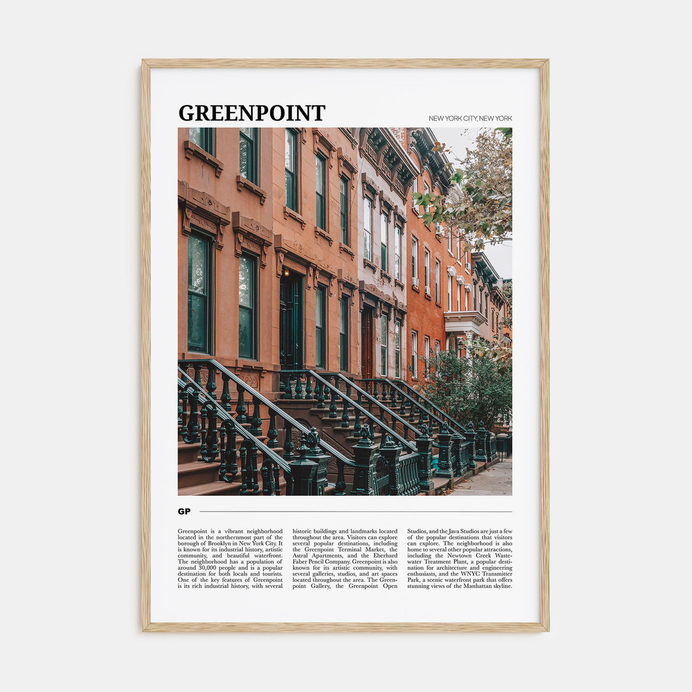 Greenpoint Travel Color Poster