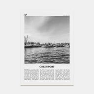Greenport Travel B&W Poster