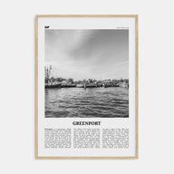 Greenport Travel B&W Poster