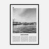 Greenport Travel B&W Poster