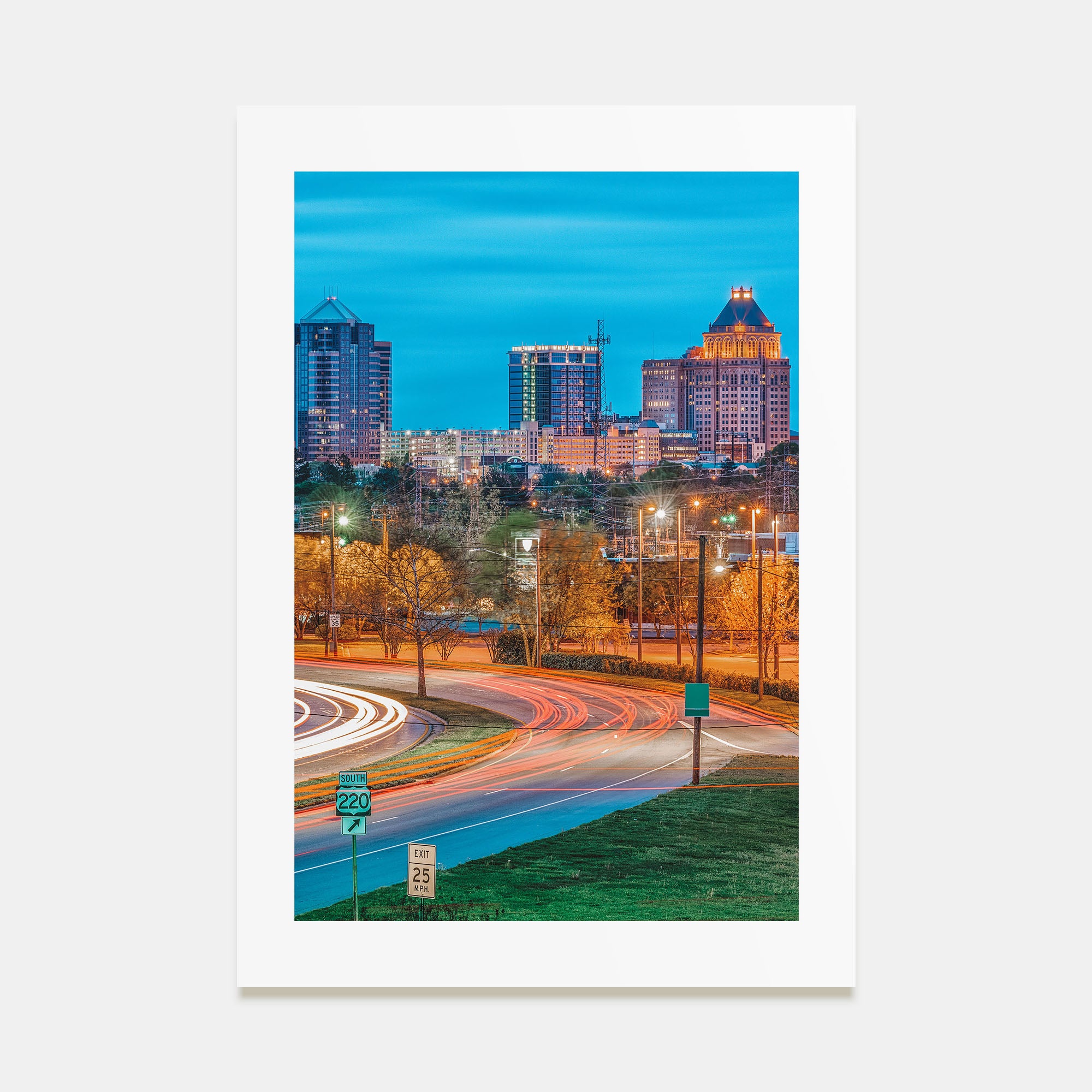 Greensboro Photo Color Poster