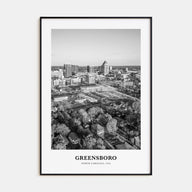Greensboro Portrait B&W No 2 Poster