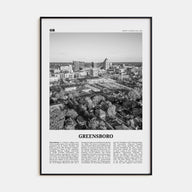 Greensboro Travel B&W No 1 Poster