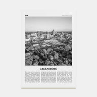 Greensboro Travel B&W No 1 Poster
