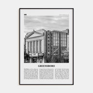 Greensboro Travel B&W No 2 Poster