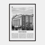 Greensboro Travel B&W No 2 Poster