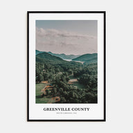 Greenville County Portrait Color Poster
