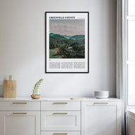Greenville County Travel Color Poster