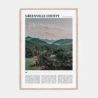 Greenville County Travel Color Poster