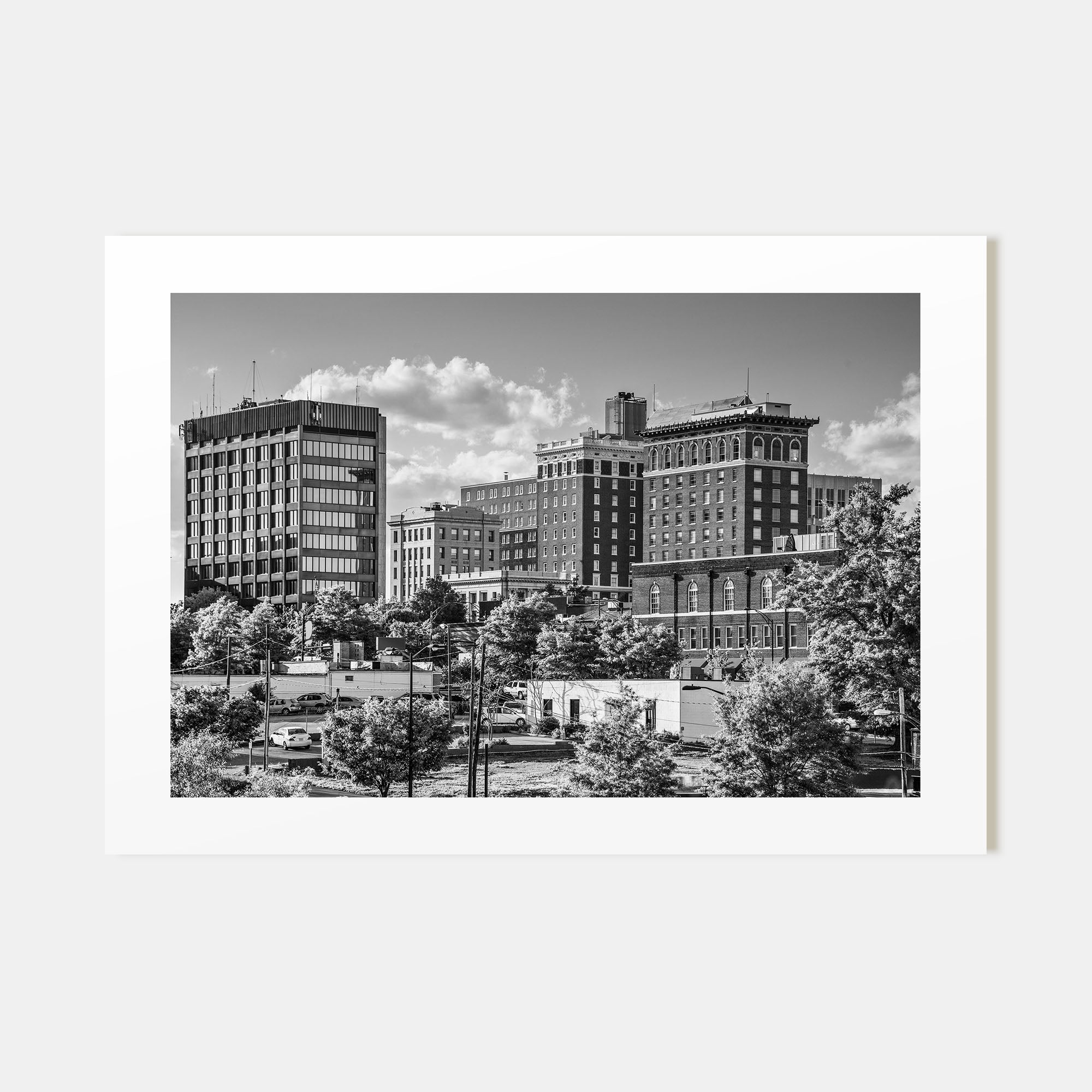 Greenville Landscape B&W Poster