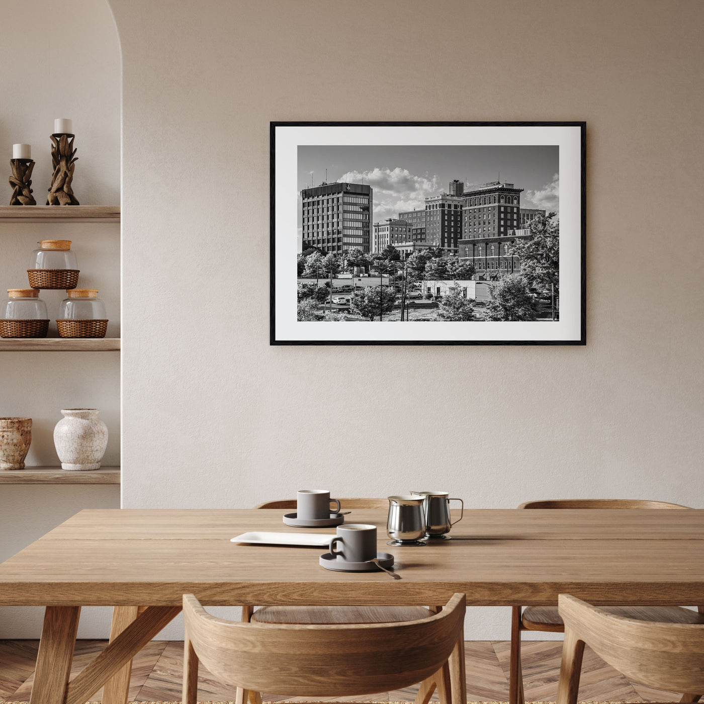 Greenville Landscape B&W Poster