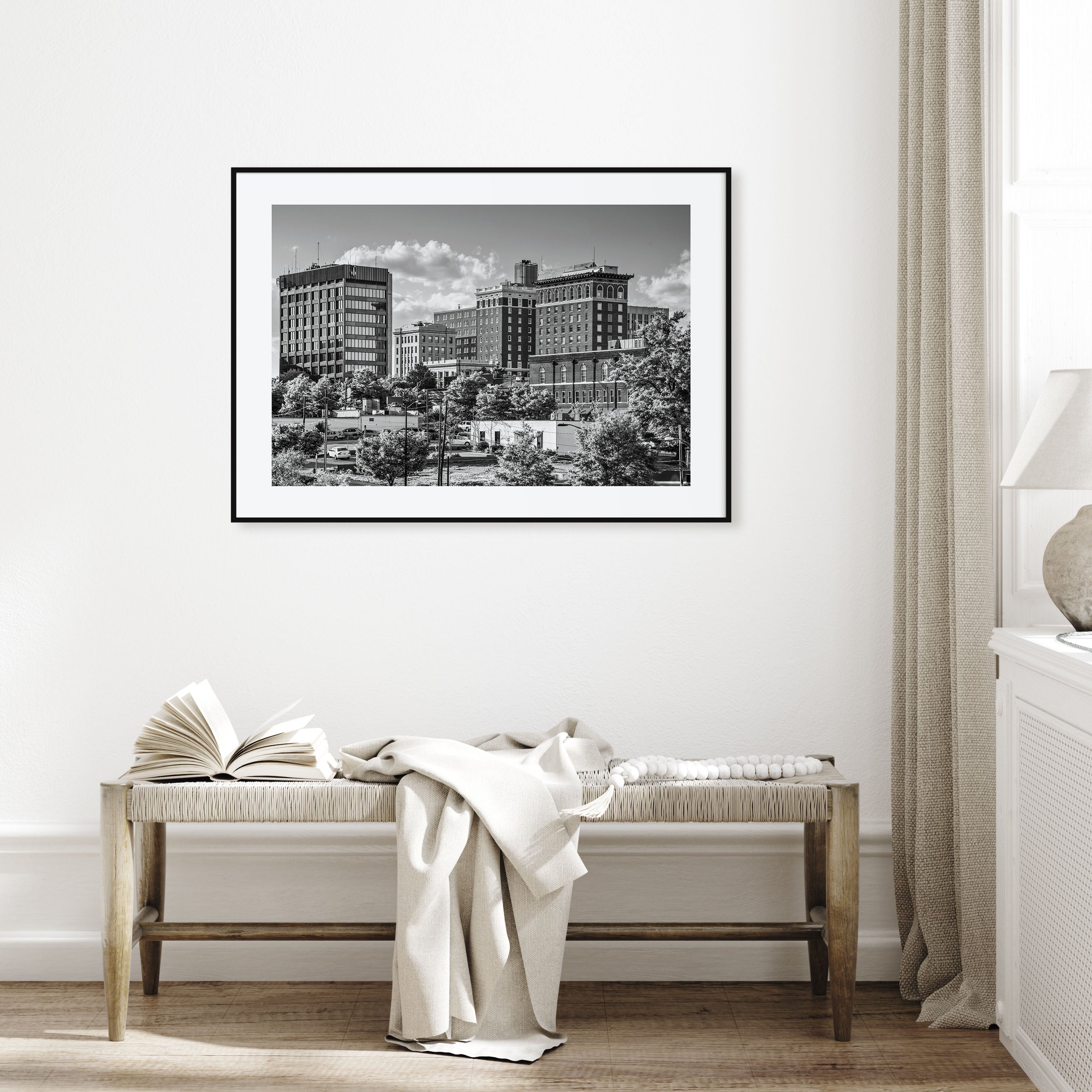 Greenville Landscape B&W Poster