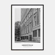 Greenville Portrait B&W No 1 Poster