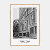 Greenville Portrait B&W No 1 Poster