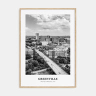Greenville Portrait B&W No 2 Poster