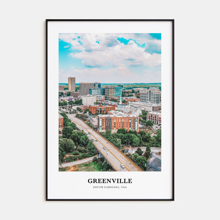Greenville Portrait Color No 1 Poster