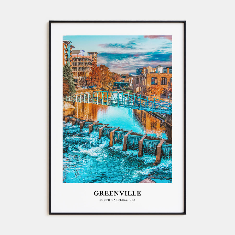 Greenville Portrait Color No 2 Poster