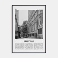 Greenville Travel B&W No 2 Poster
