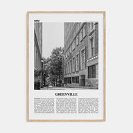 Greenville Travel B&W No 2 Poster