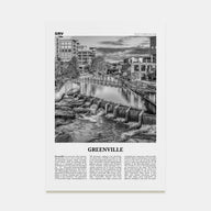 Greenville Travel B&W No 3 Poster
