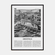 Greenville Travel B&W No 3 Poster