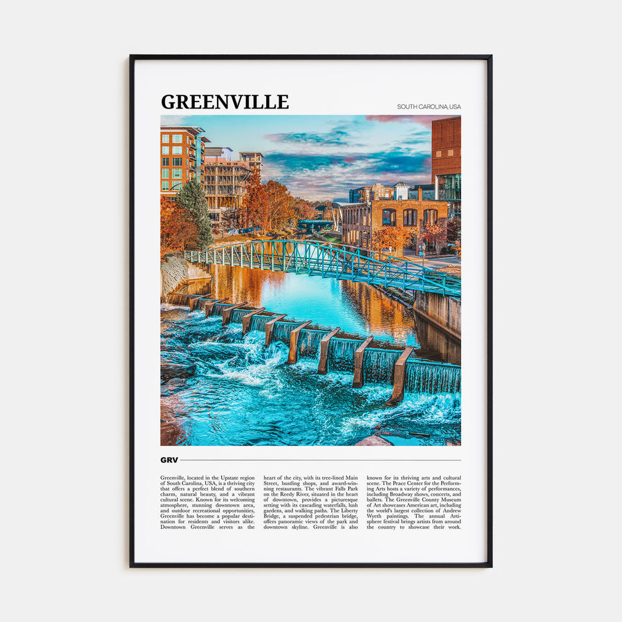 Greenville Travel Color No 1 Poster