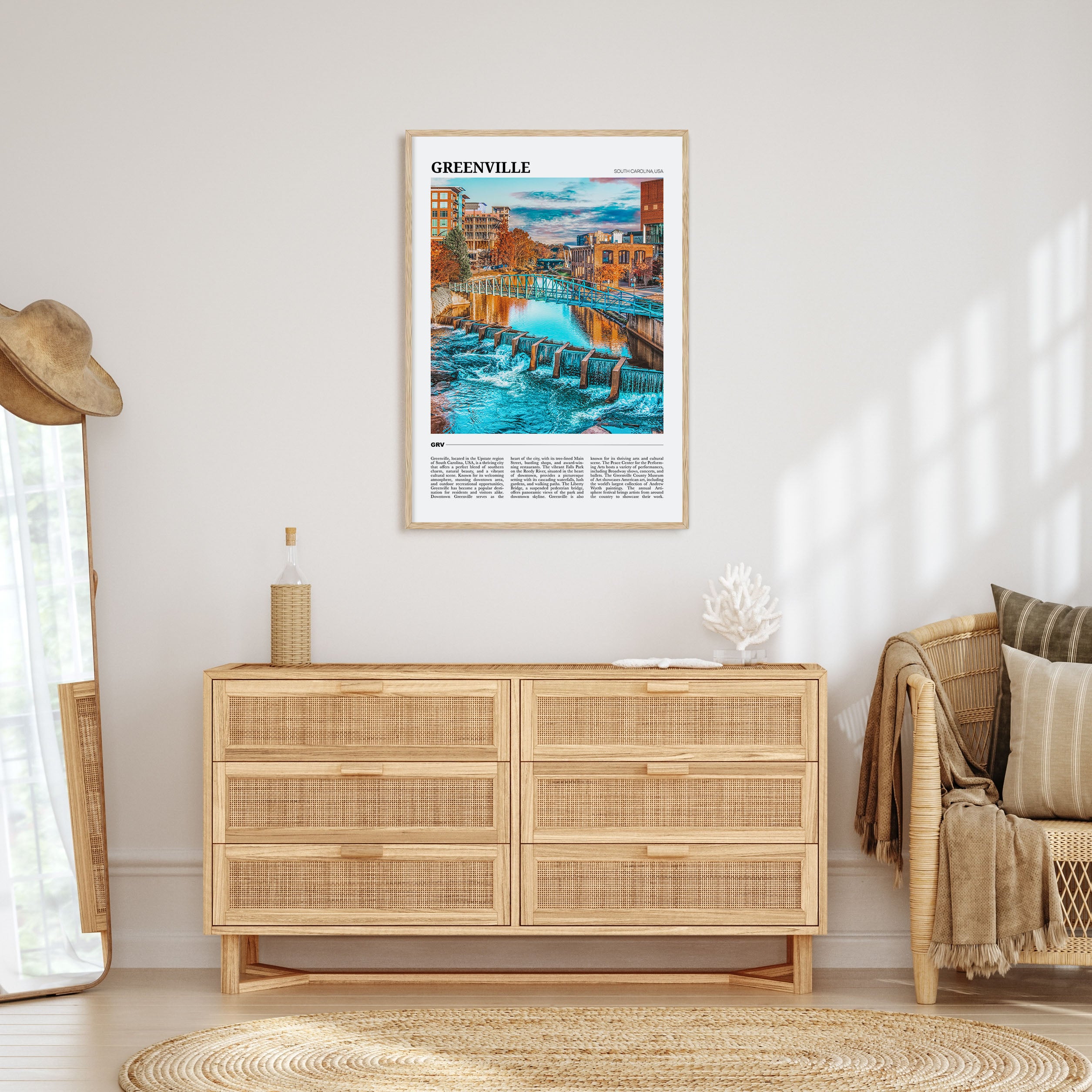 Greenville Travel Color No 1 Poster