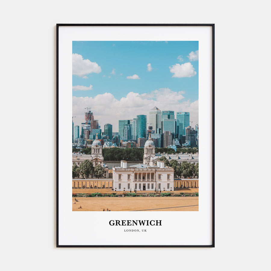 Greenwich, London Portrait Color Poster