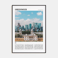 Greenwich, London Travel Color Poster