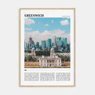 Greenwich, London Travel Color Poster