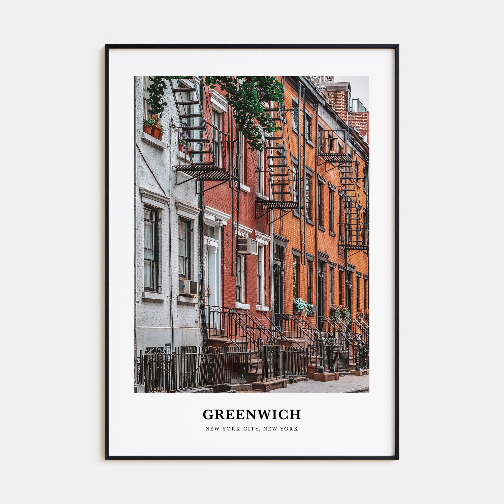 Greenwich, New York Portrait Color Poster