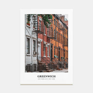 Greenwich, New York Portrait Color Poster