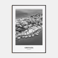 Grenada Portrait B&W Poster