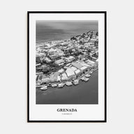 Grenada Portrait B&W Poster