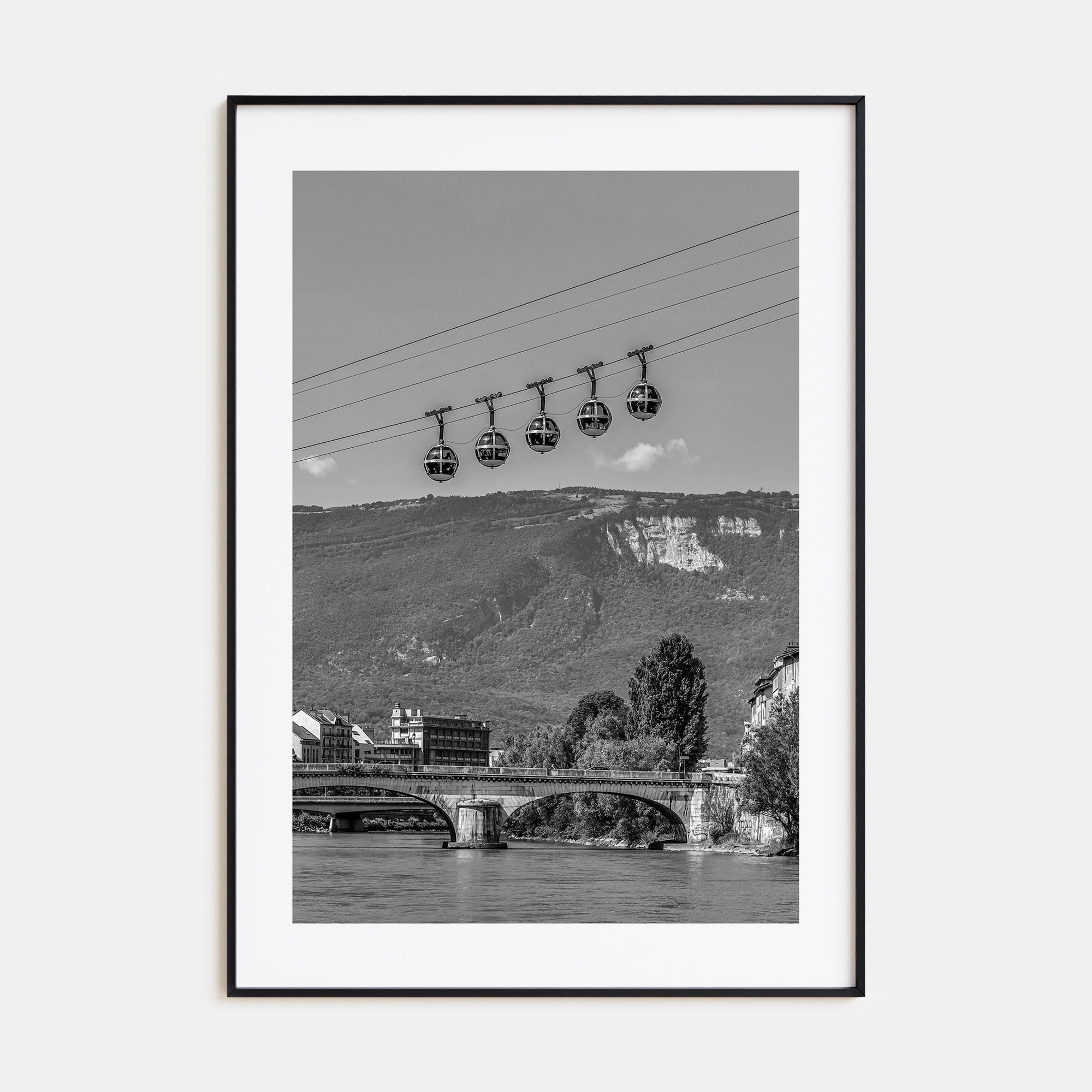 Grenoble Photo B&W Poster