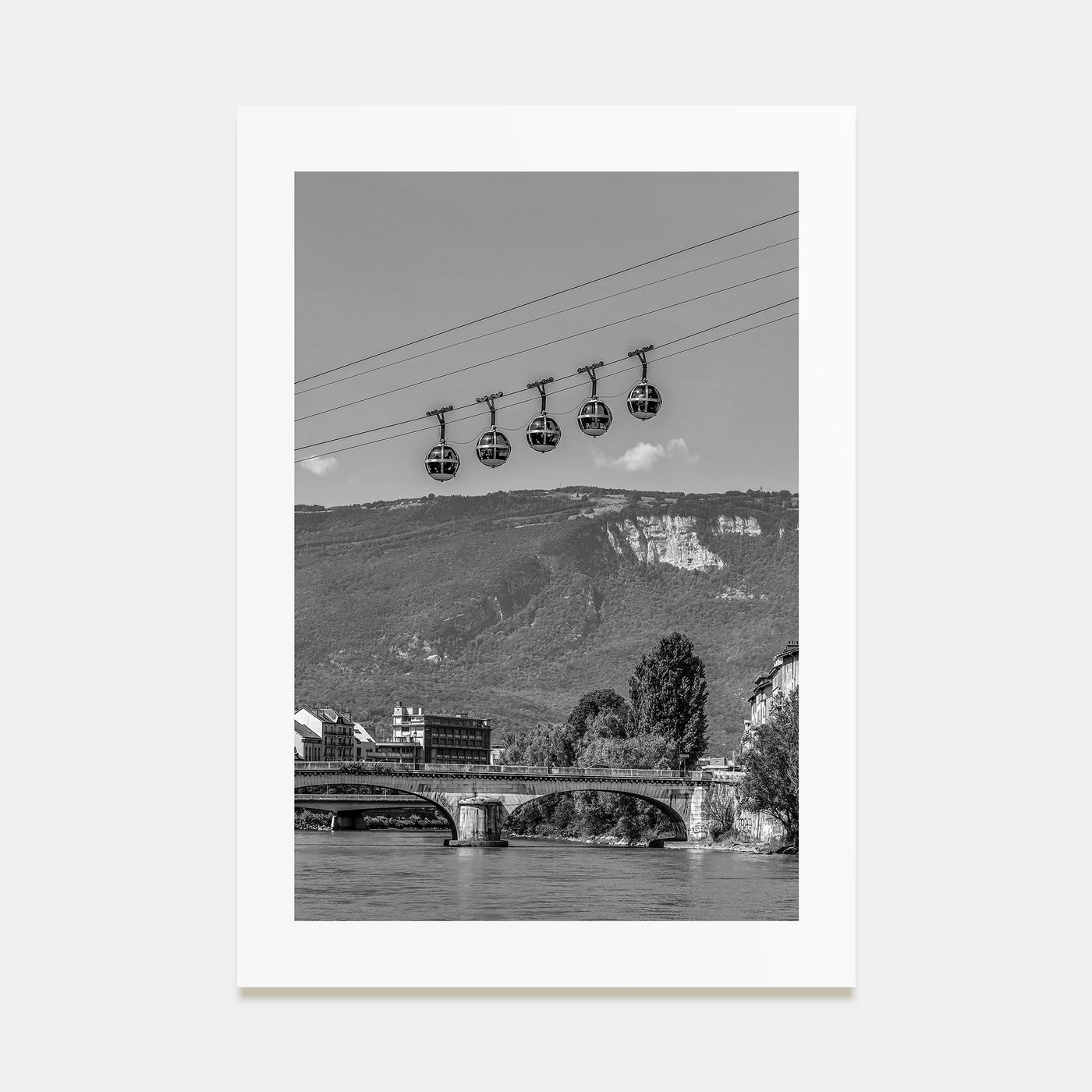 Grenoble Photo B&W Poster