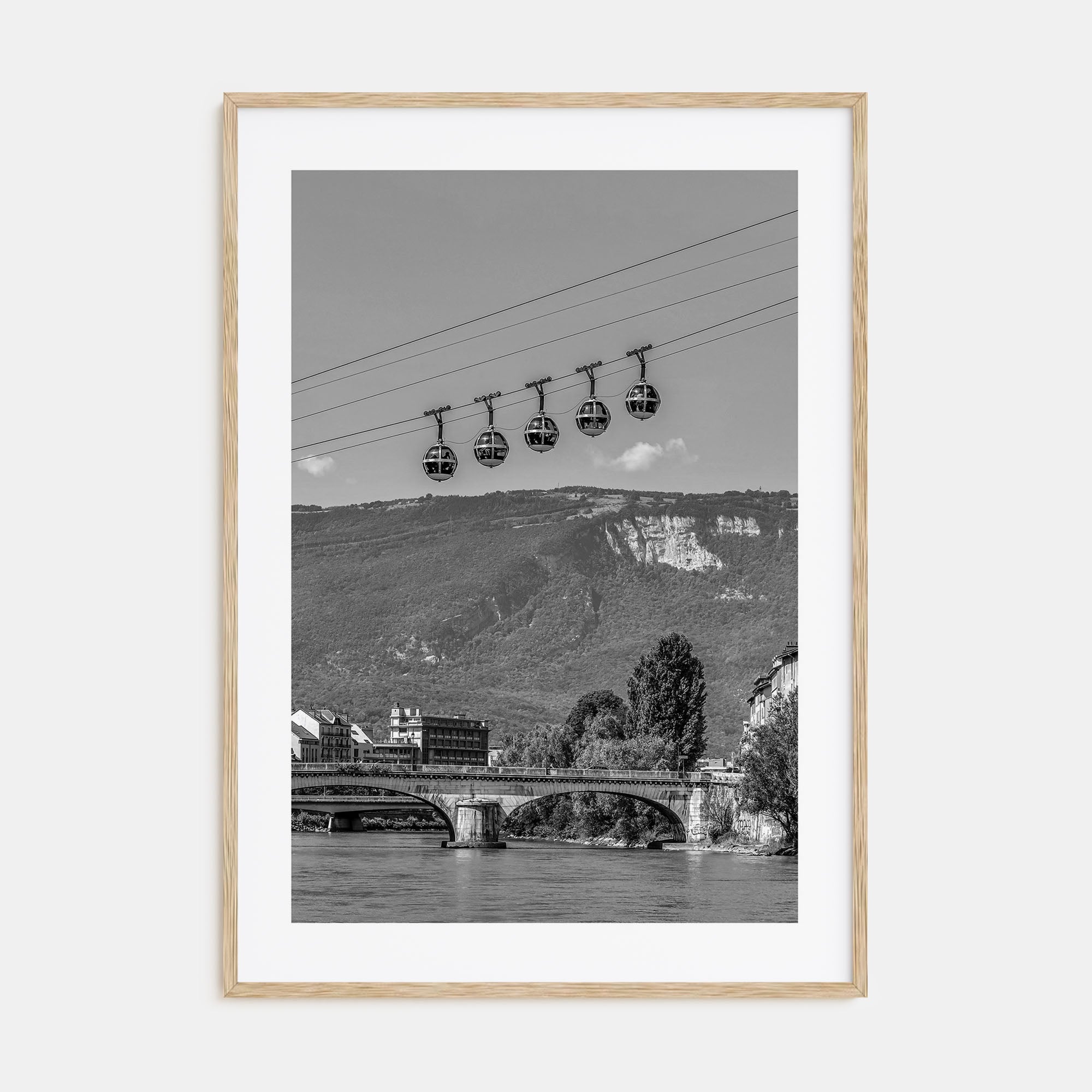 Grenoble Photo B&W Poster