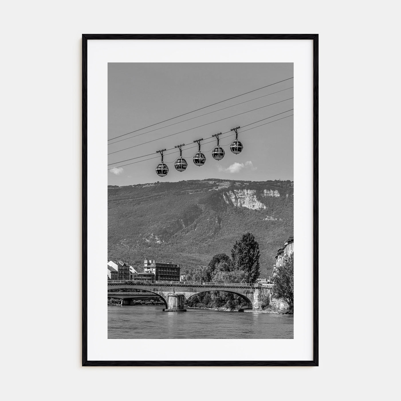 Grenoble Photo B&W Poster