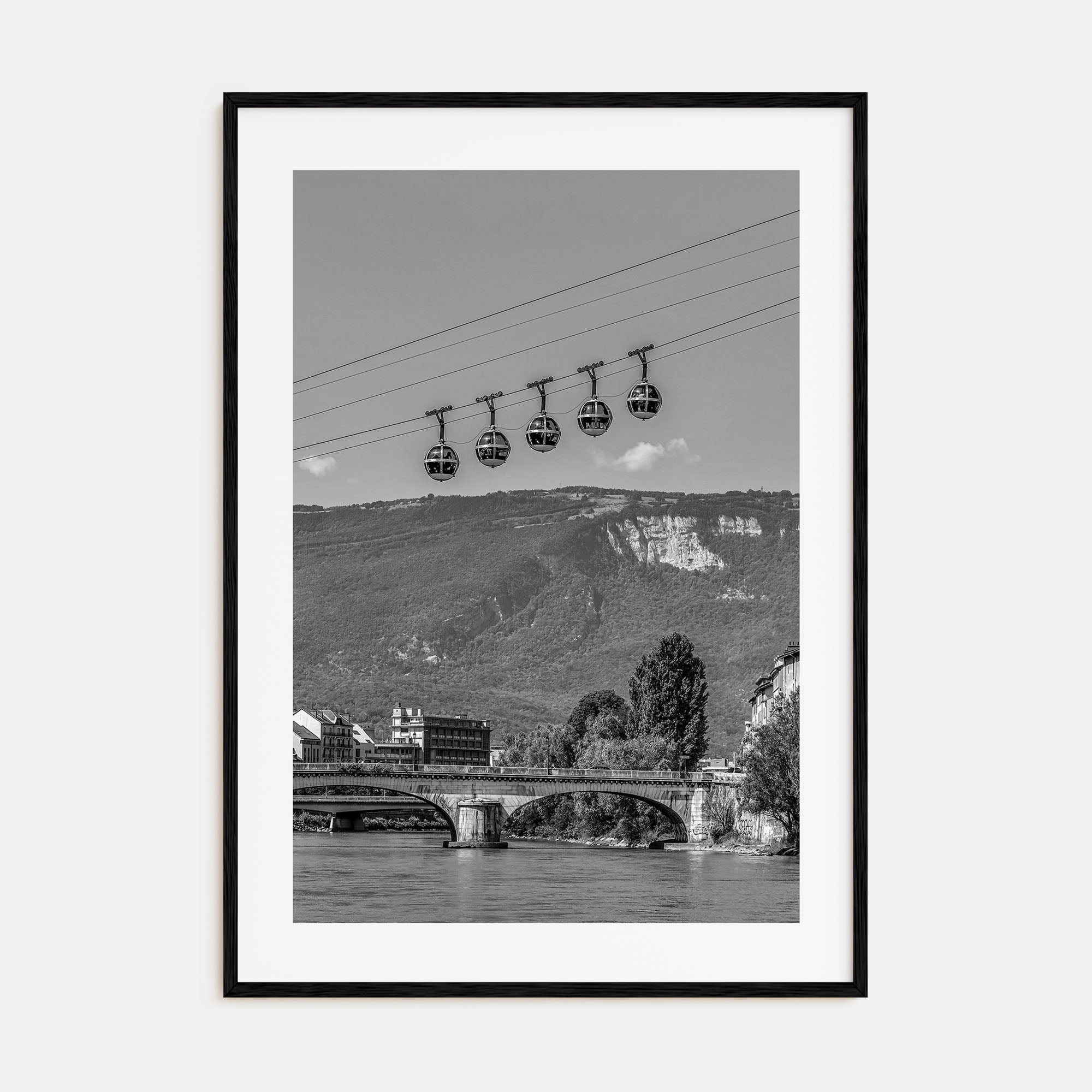 Grenoble Photo B&W Poster
