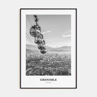 Grenoble Portrait B&W Poster