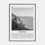 Greystones Travel B&W Poster
