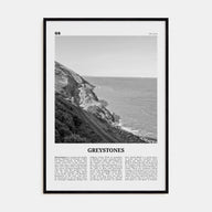 Greystones Travel B&W Poster