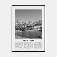 Grindelwald Travel B&W Poster