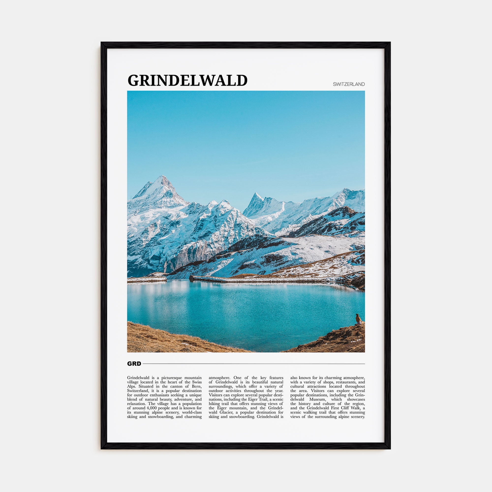 Grindelwald Travel Color Poster