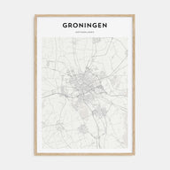 Groningen Map Portrait Poster