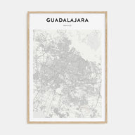 Guadalajara Map Portrait Poster