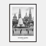 Guadalajara Portrait B&W No 1 Poster